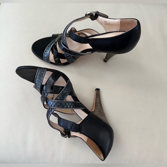COACH Evie Heeled OpenToe Shoe - Size 8.5 B - Picture 4 of 10
